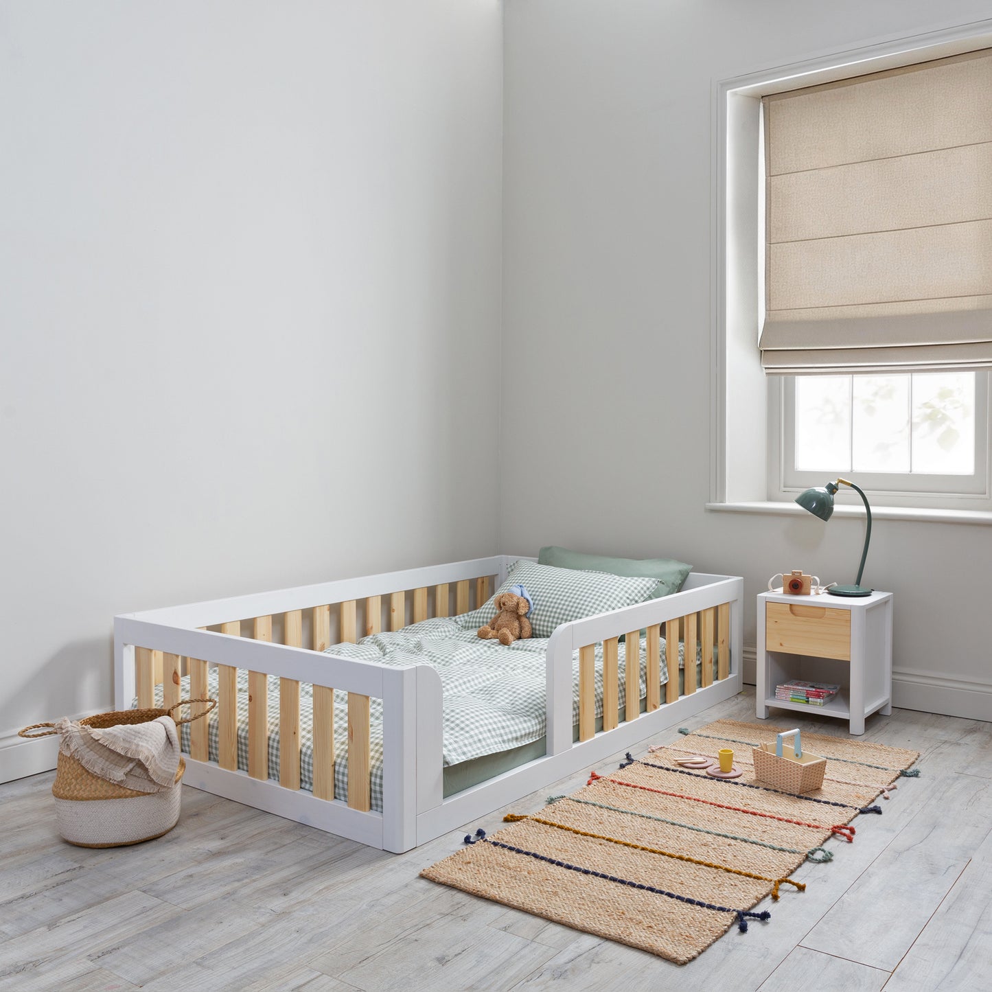 Roomix Transition Toddler Bed White