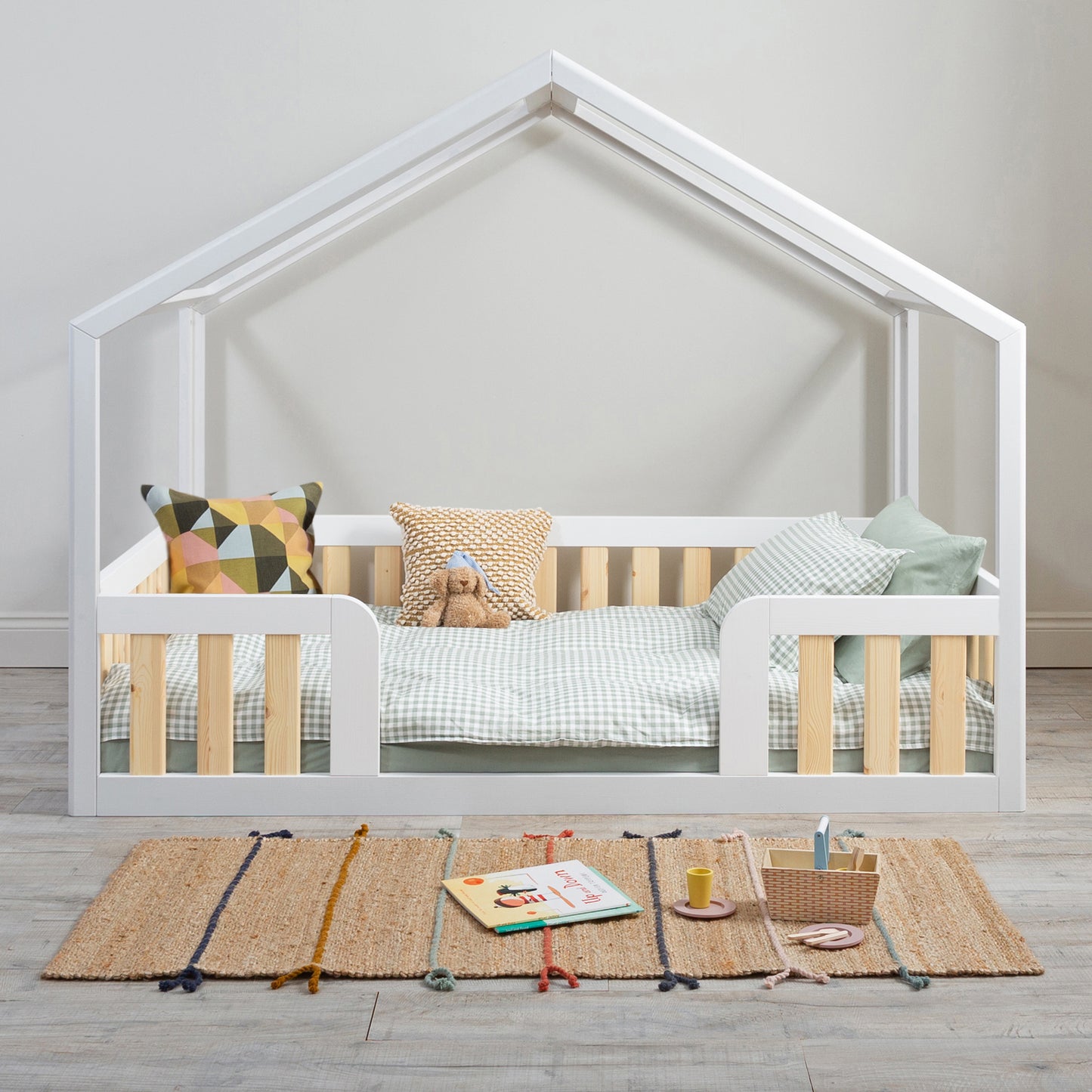Roomix Transition Convertible House Bed White