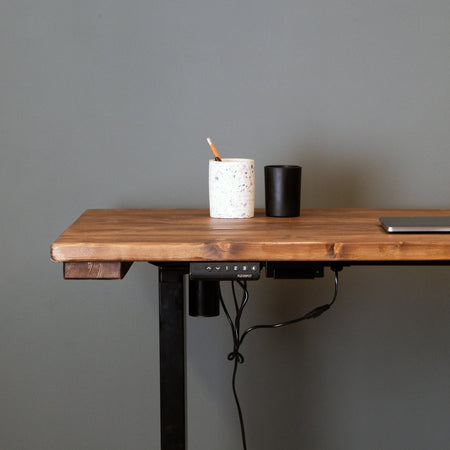 Bureau à hauteur réglable - Dimensions personnalisées - 120 cm x 55 cm