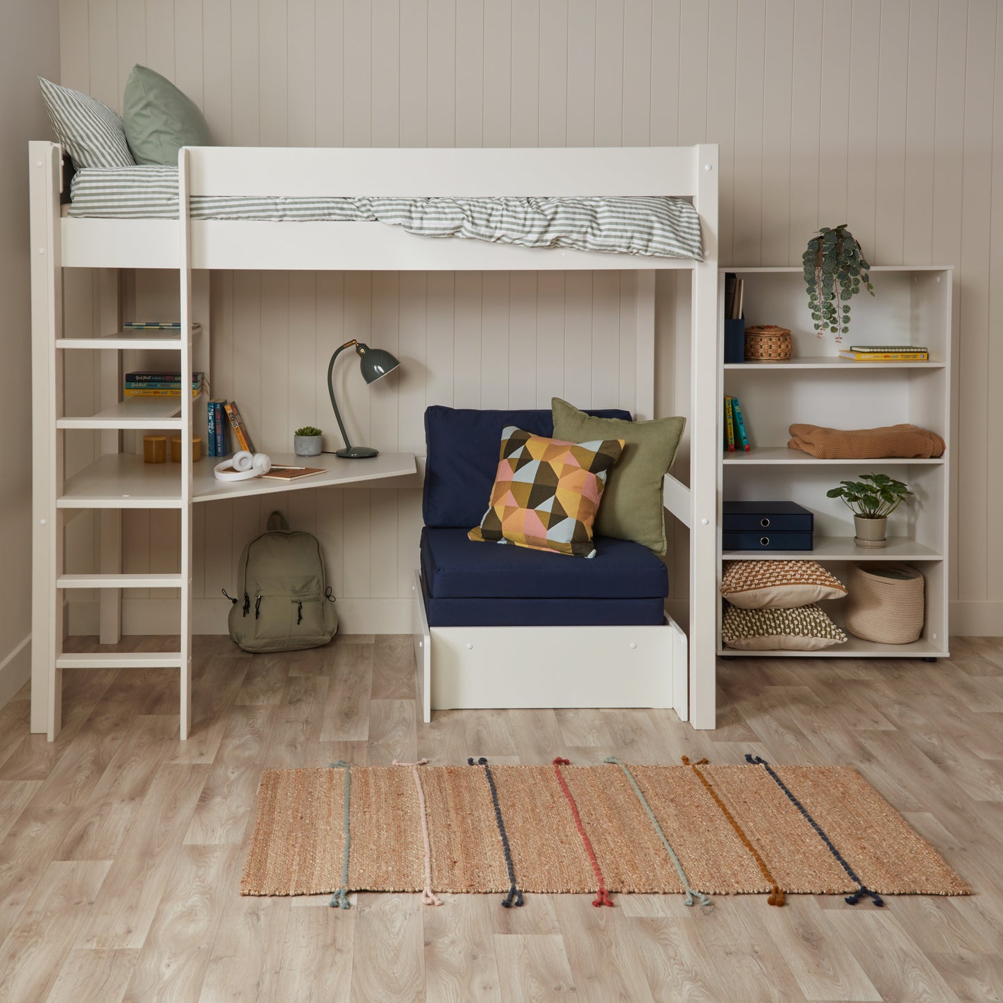 Hamptons Kids High-Sleeper Loft Bed