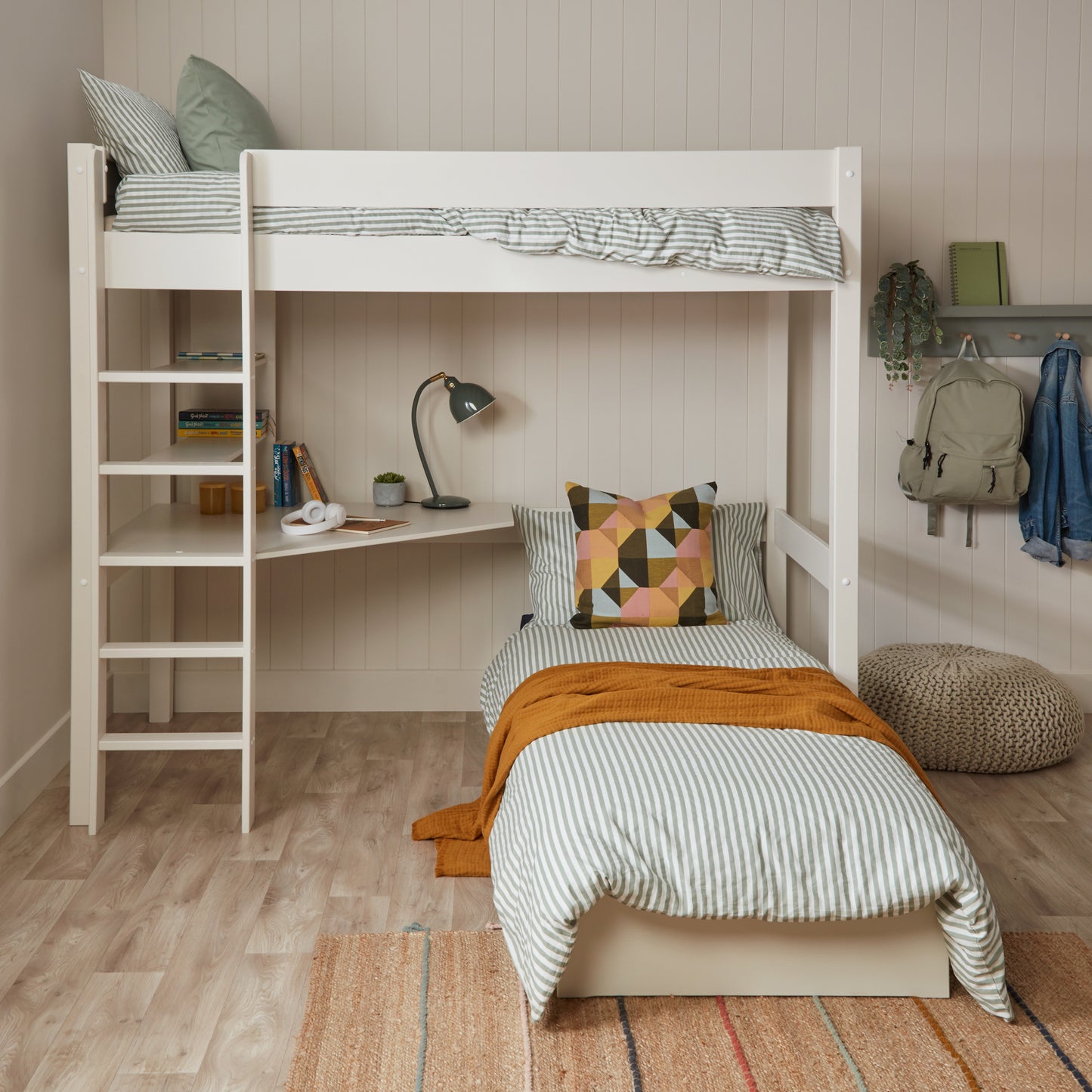 Hamptons Kids High-Sleeper Loft Bed