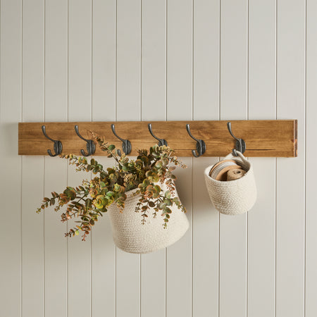 Solid Pine Hook or Peg Rail