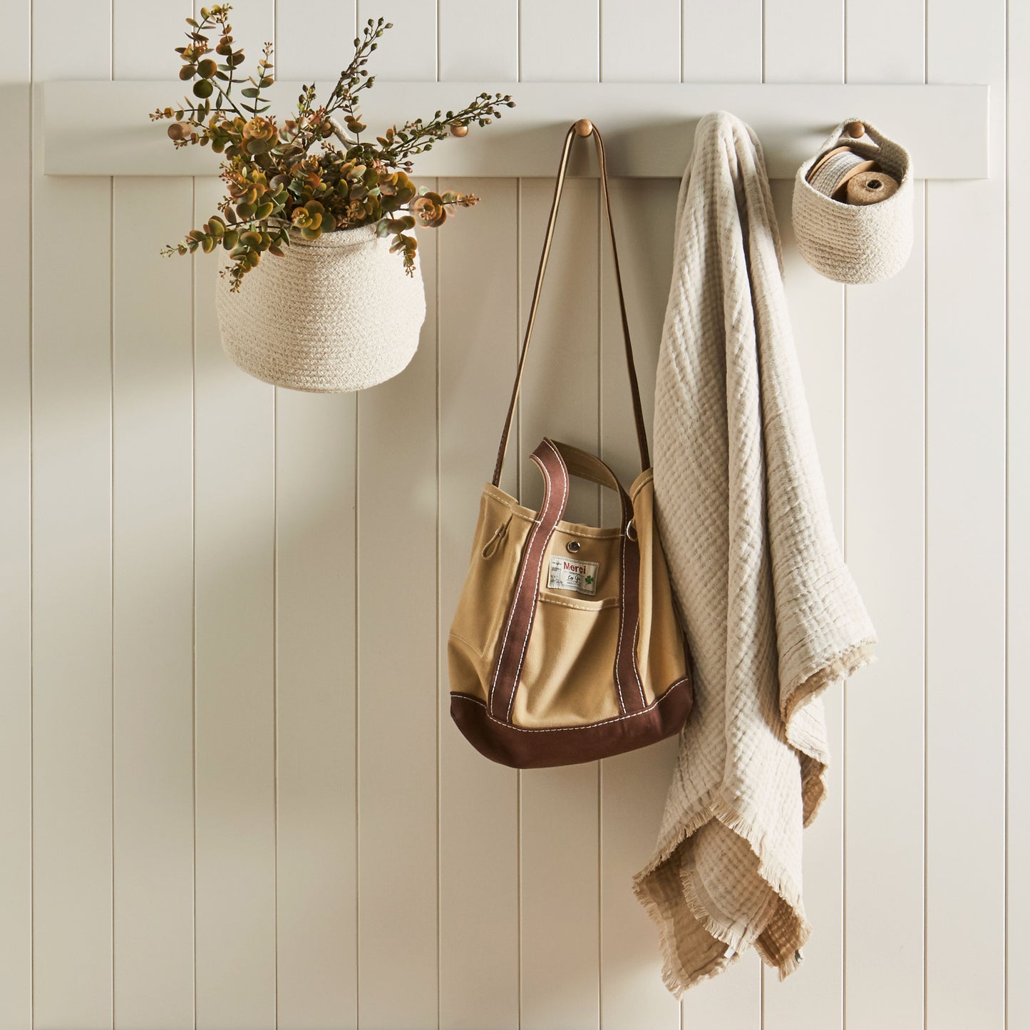 Painted Hook or Peg Rail