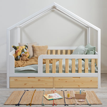 Roomix Transition Convertible House Bed White