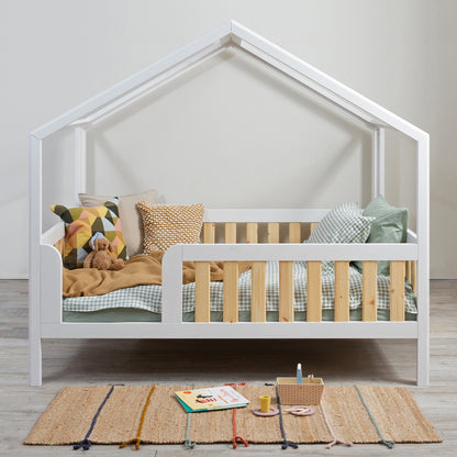 Roomix Transition Elevated House Bed White
