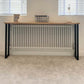 Rustic Radiator Cover with Hairpin Legs - 160 cm by 30 cm