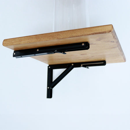 Maßgefertigter, klappbarer Wandschreibtisch – 100 cm x 50 cm