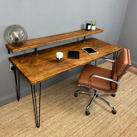 Solid Wood Desk - Custom Sized - 95 cm by 88 cm