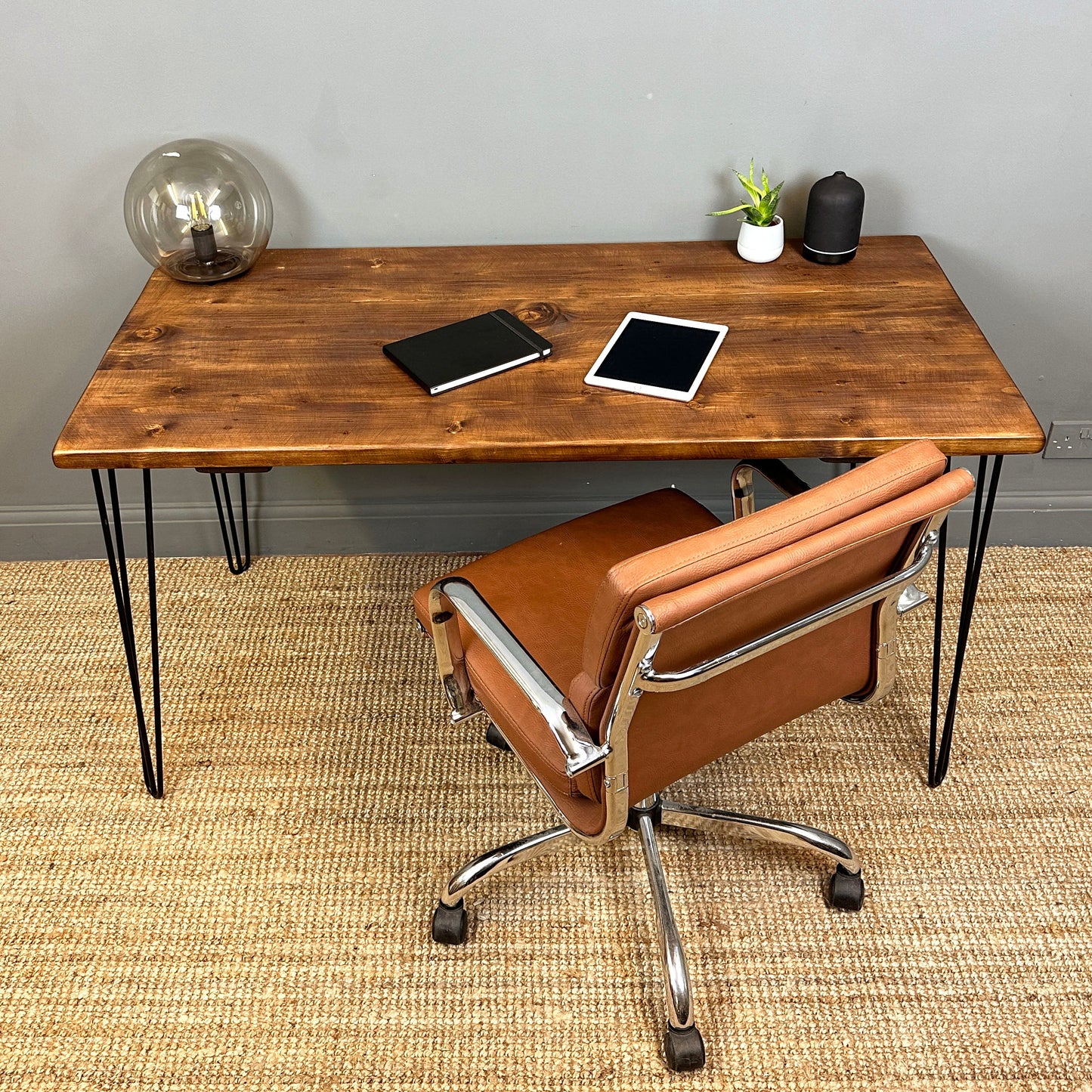 Solid Wood Desk - Custom Sized - 120 cm by 66 cm