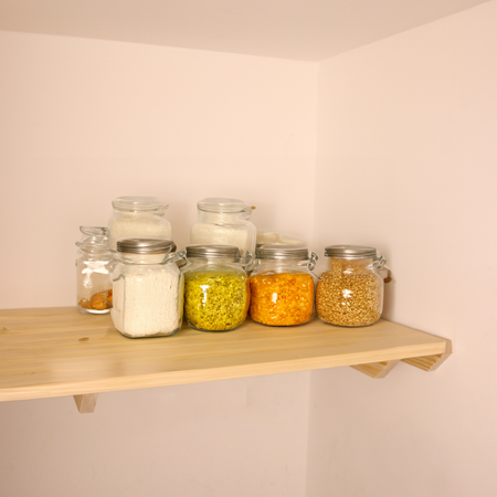 Pantry In-Built Storage Shelves - 49.5 cm by 58.5 cm