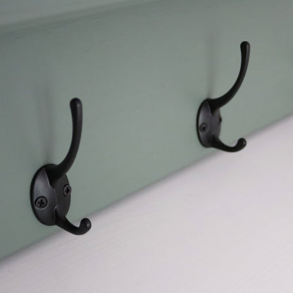 Wooden Coat Hook Rack - 108 cm by 8 cm by 17 cm