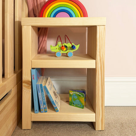 Toddler Bed Bedside Table - 15 cm by 22 cm by 41 cm