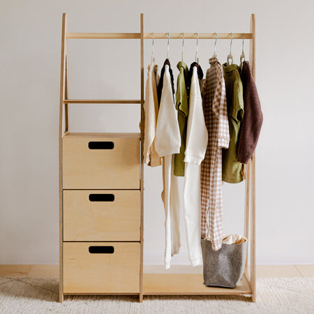 Kids Hanging Storage with shelf or drawers