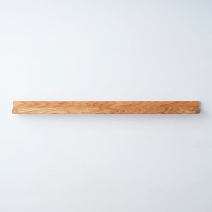 Bilderregal aus Massivholz – 200 cm x 10 cm