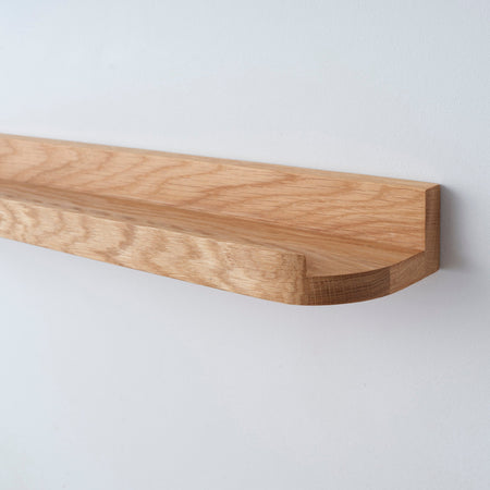 Solid Wood Picture Shelf - 170 cm by 10 cm