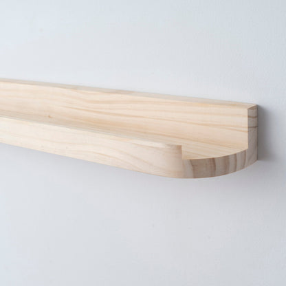 Solid Pine Picture Shelf - 80 cm by 12 cm