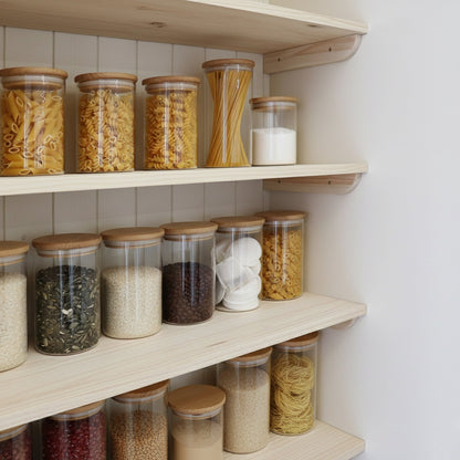 Pine Pantry Shelves - 80 cm by 20 cm