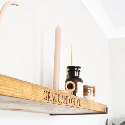 Personalised Shelves with Brackets - 30 cm by 22 cm