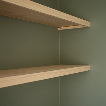 Alcove Floating Pine Shelves - 86.4 cm by 30 cm