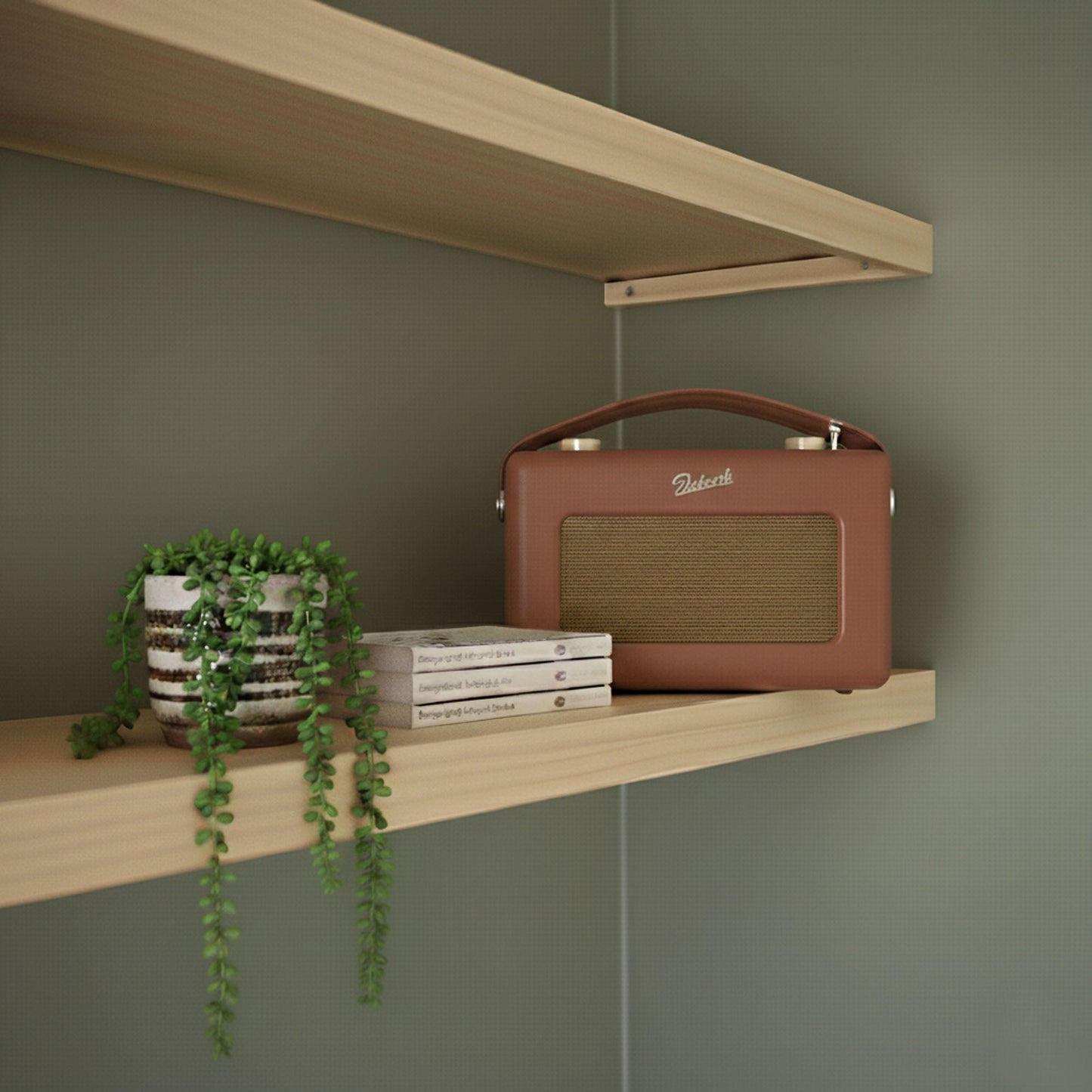 Alcove Floating Pine Shelves - 86.2 cm by 30 cm