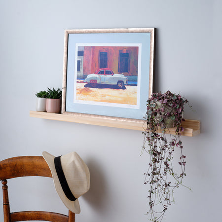 Solid Pine Picture Shelf
