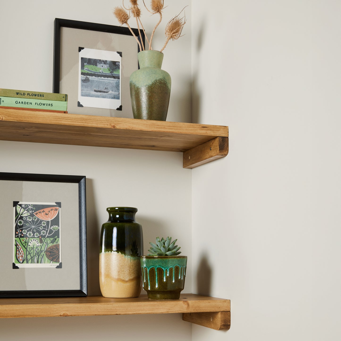 Solid Pine Alcove Shelf