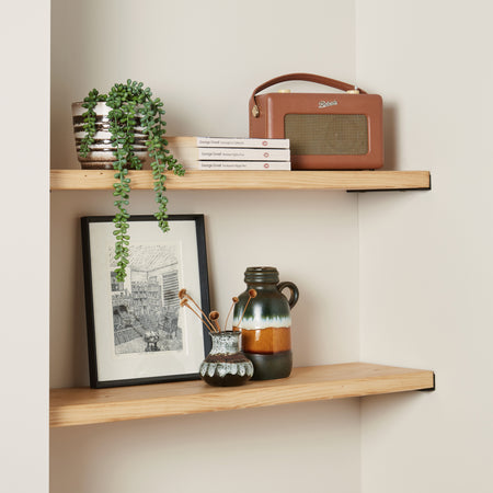 Solid Pine Scaffold Alcove Shelf
