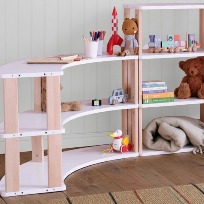 Montessori Arc Shelves