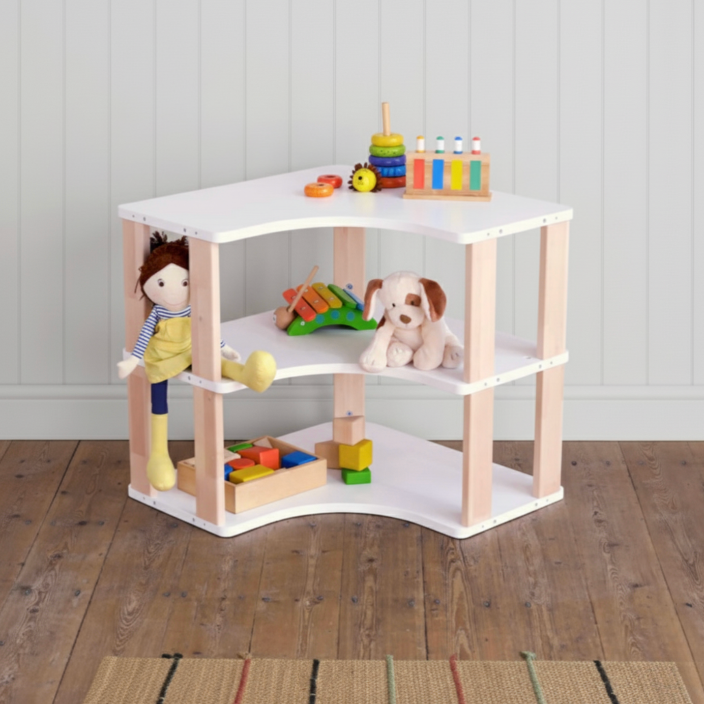 Montessori Corner Shelves