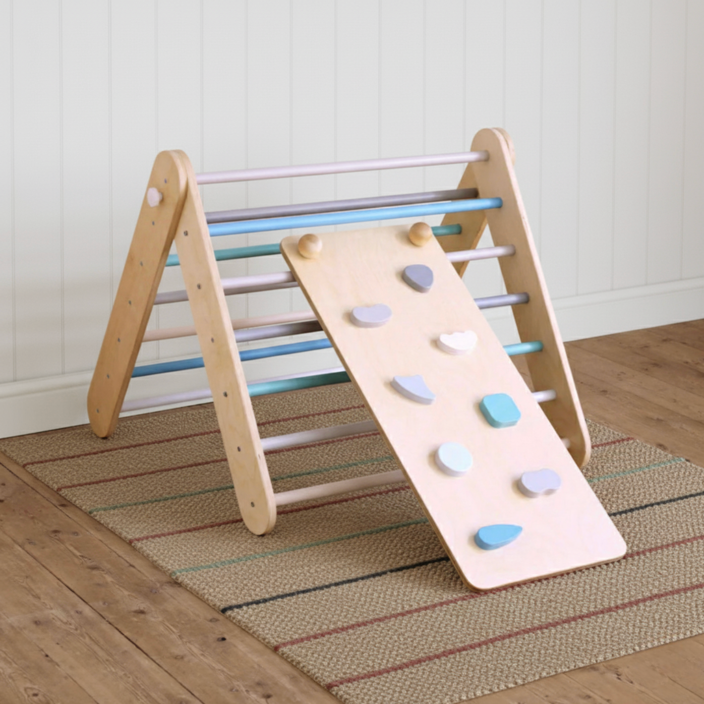 Pikler Triangle Climber With Ramp