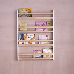 Montessori Bookshelf Wall Mounted