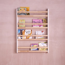 Montessori Bookshelf Wall Mounted