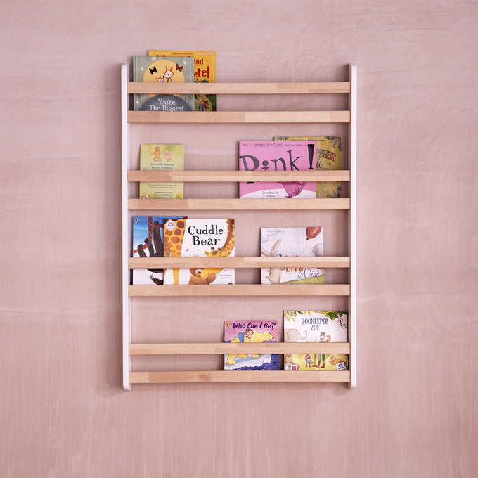 Montessori Bookshelf Wall Mounted