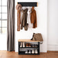 Coat Hook and Shoe Rack Storage Wide - 95 cm by 30 cm by 50 cm