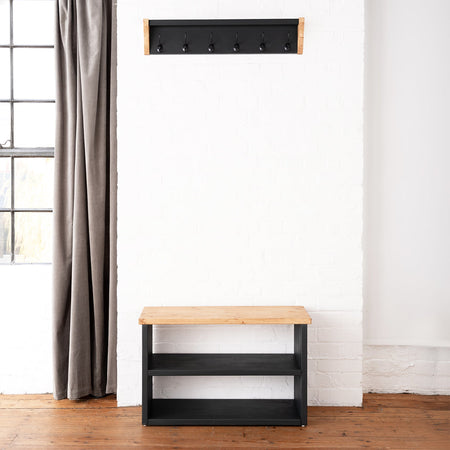 Coat Hook and Shoe Rack Storage Wide - 71 cm by 30 cm by 55 cm