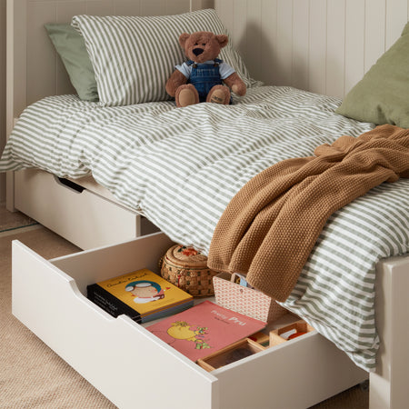 Hamptons Kids Bed with Optional Trundle & Mattress