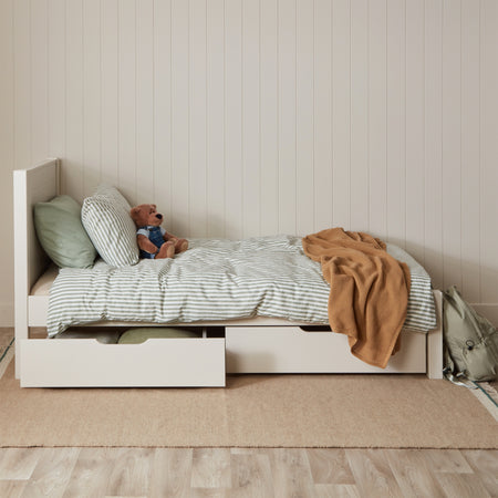 Hamptons Kids Bed with Optional Trundle & Mattress