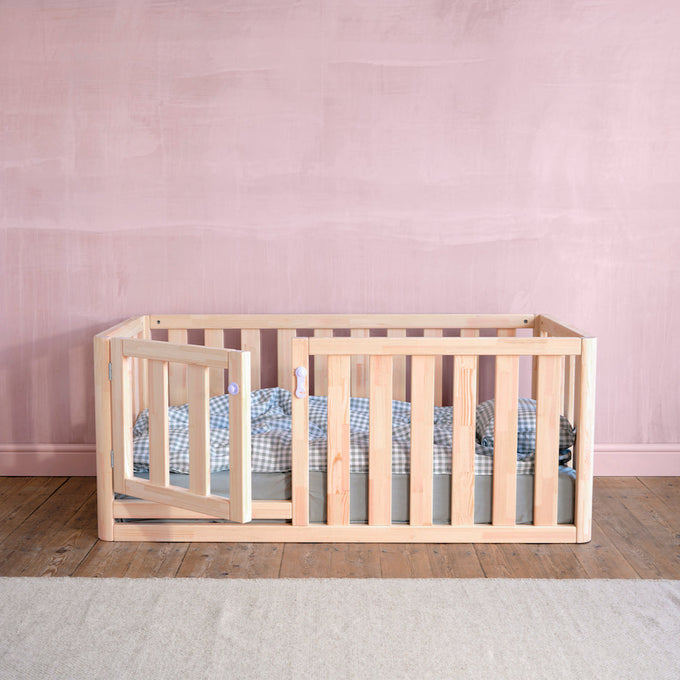 High Sided Toddler Floor Bed