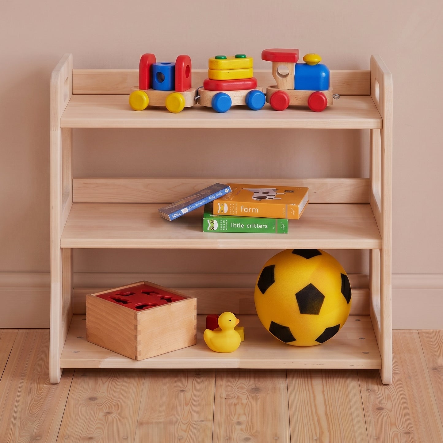 Rangement de jouets Montessori