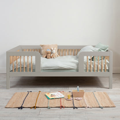 Roomix Transition Toddler Bed Oak Spindle