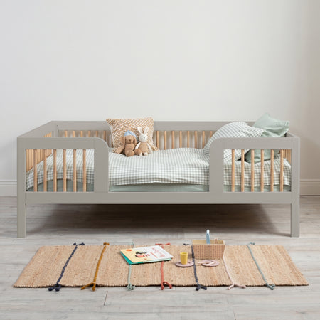 Roomix Transition Toddler Bed Oak Spindle