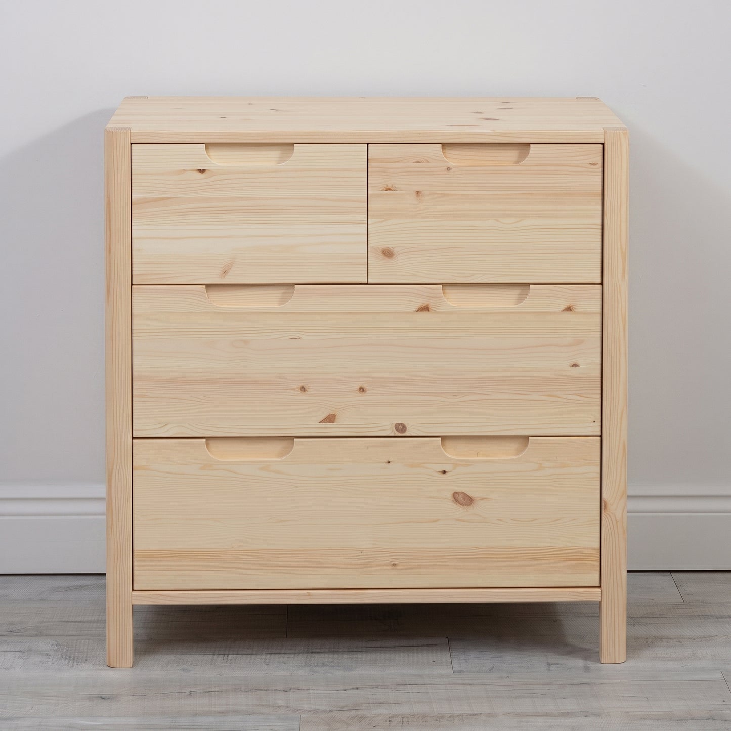 Transition Drawer Chest with add-on changing topper natural