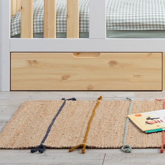 Toddler Under Bed Drawers White