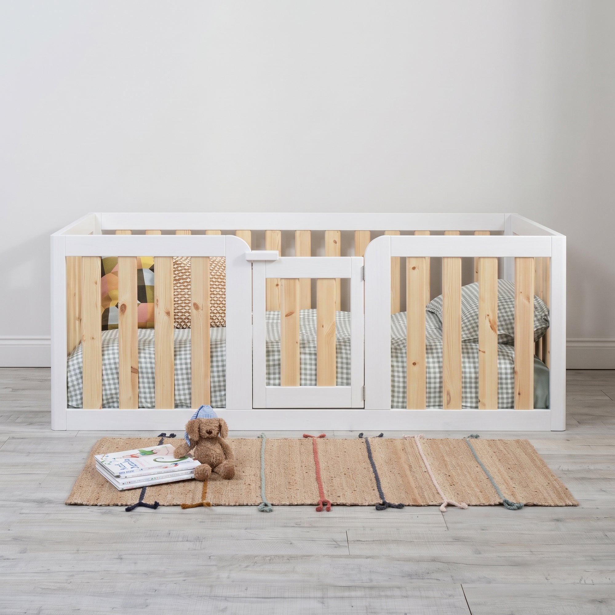 Roomix Transition High Sided Toddler Bed White