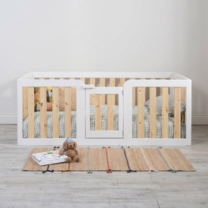 Roomix Transition High Sided Toddler Bed White