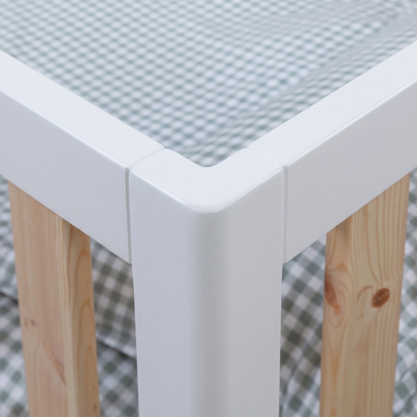 Roomix Transition High Sided Toddler Bed White