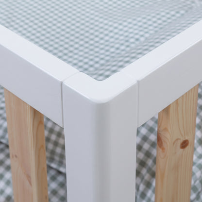 Roomix Transition High Sided Toddler Bed White