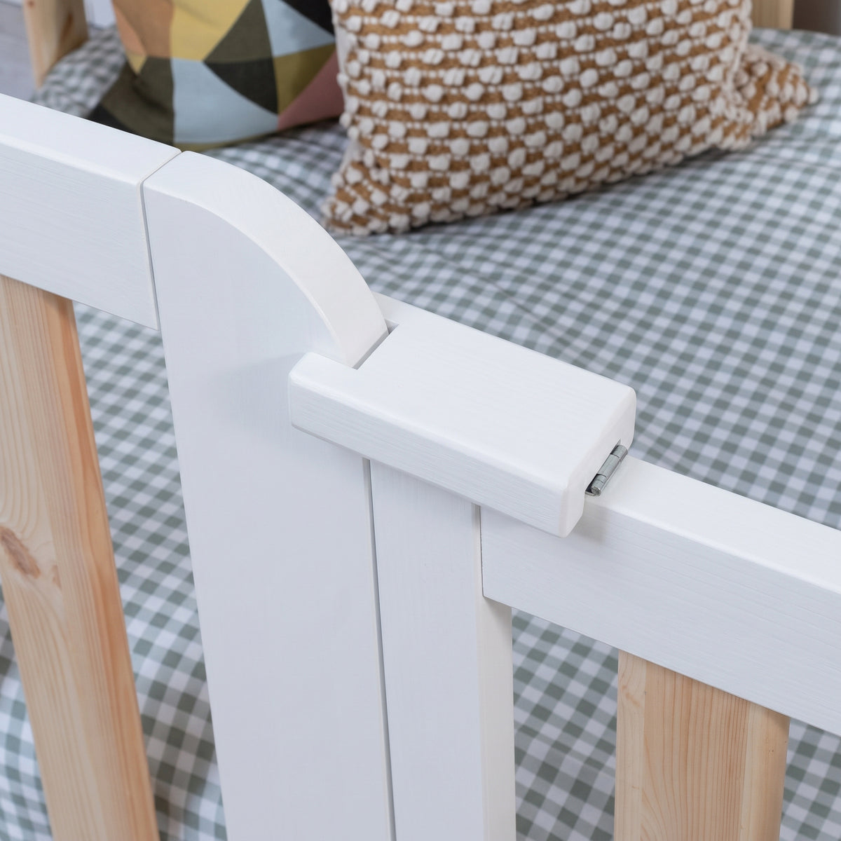 Roomix Transition High Sided Toddler Bed White