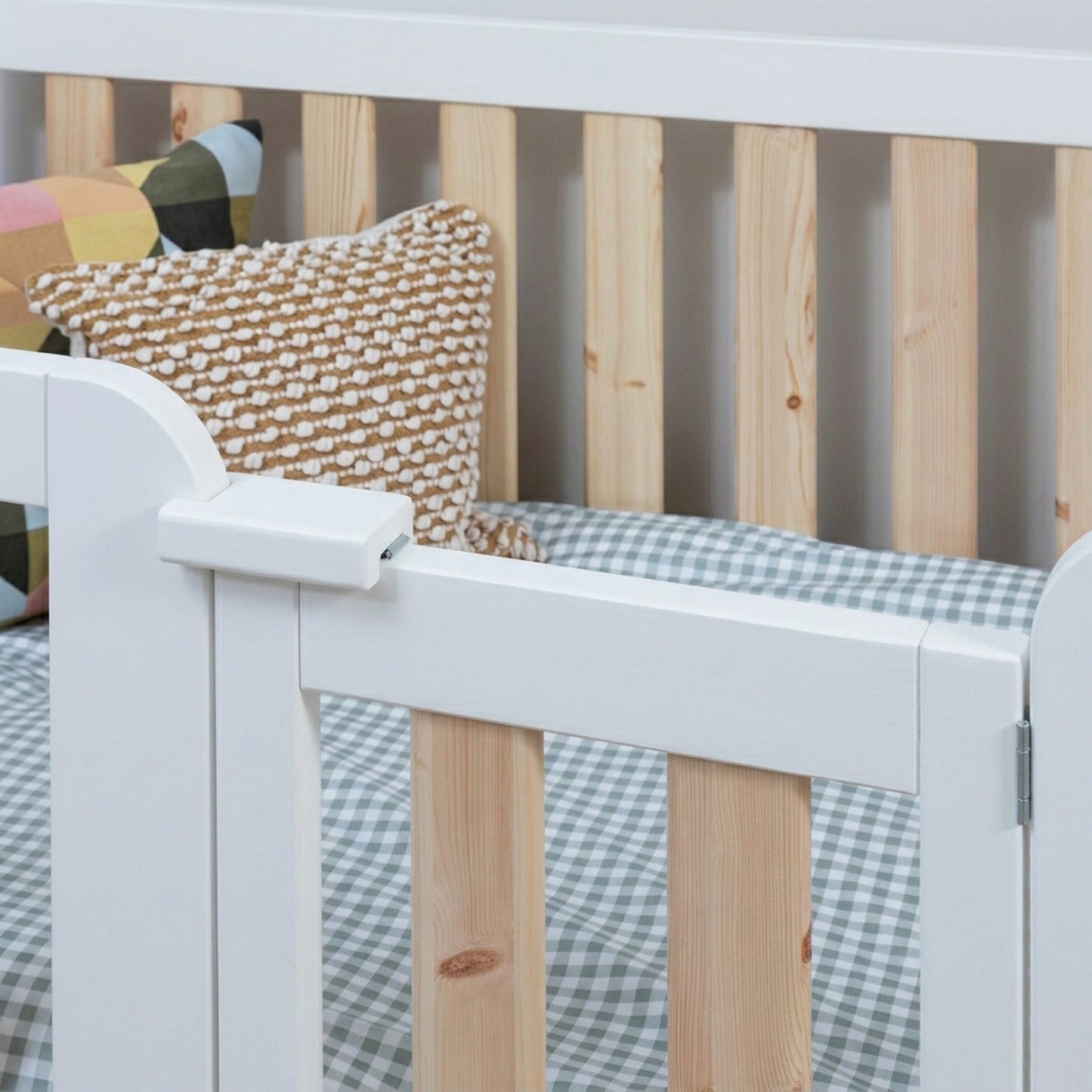 Roomix Transition High Sided Toddler Bed White