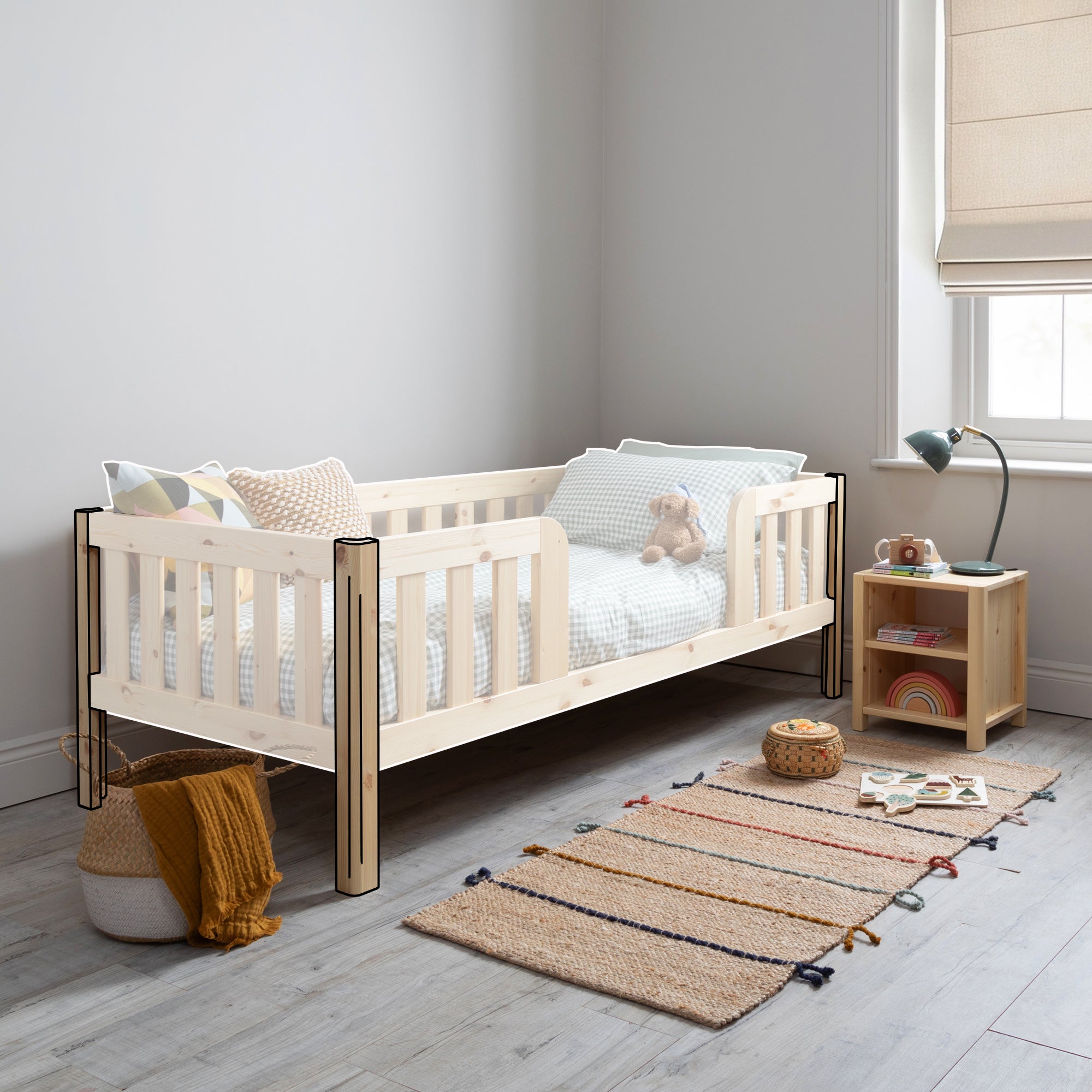 Pieds de lit évolutif uniquement